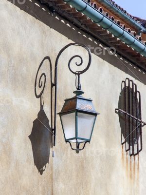 Antiba, France. Typical architectural details 