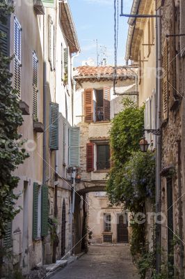 Antibes, France. A typical urban view