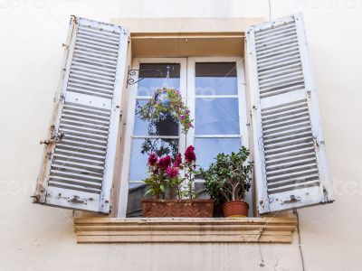 Antibes, France. Typical architectural details 