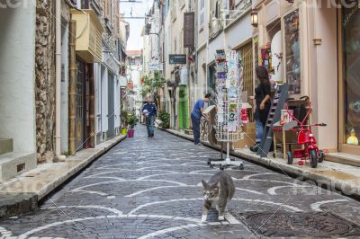 Antibes, France. A typical urban view