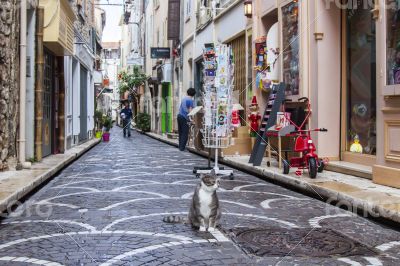 Antibes, France. A typical urban view