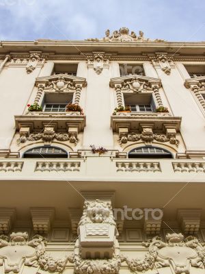 Antibes, France. Typical architectural details 