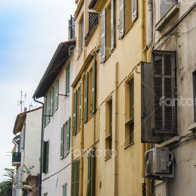 Antibes, France. Typical architectural details 