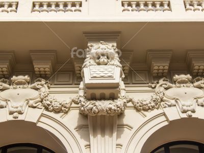 Antibes, France. Typical architectural details 