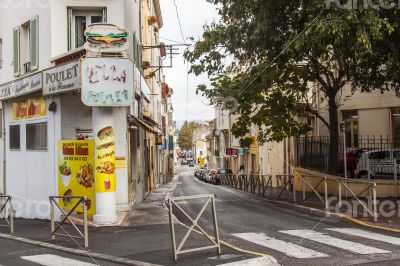 Antibes, France. A typical urban view