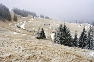 winter calm mountain landscape winter calm mountain landscape
