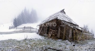 winter calm mountain landscape