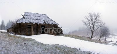 winter calm mountain landscape