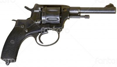 rusty obsolete vintage firearm revolver