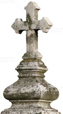 Ancient marble Christian Holy cross