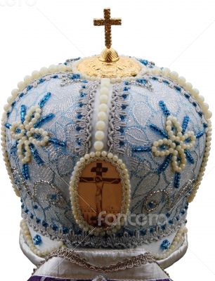 blue mitre - solemn headgear