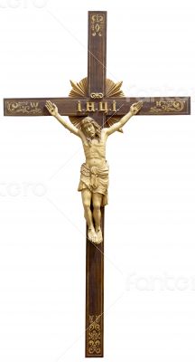 Holy cross with figure of crucified Jesus Christ