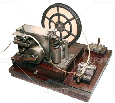  vintage morse telegraph machine