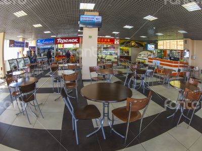 The food court in shopping center The food court in shopping center