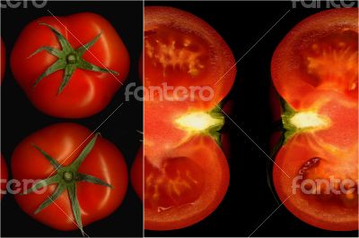 tomatoes collage