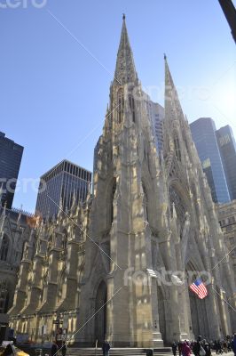 Sun and Shades at St. Patrick`s Cathedral