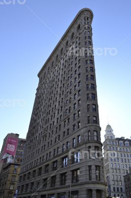 Flatiron building on the dark