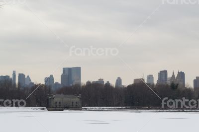 Jaqueline Kenedy Onassis Reservoir  and midtown