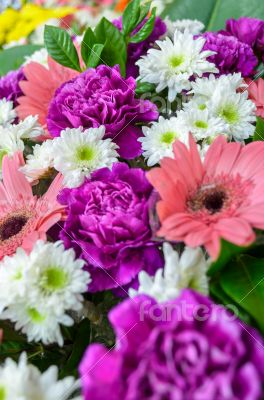 Colorful flowers bouquet