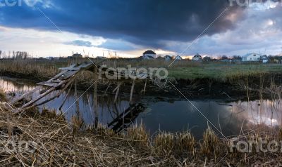 old wooden bridge