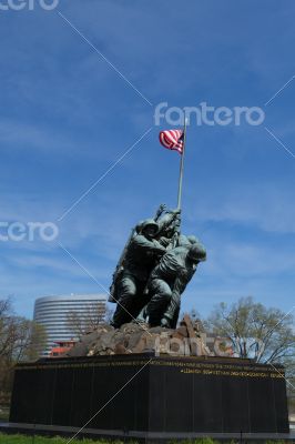 Marine Corps War Memorial in Washington