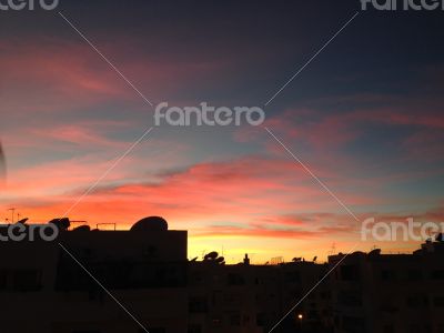 City\'s dusk City\'s dusk