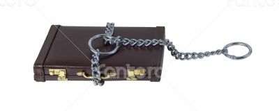 Large Choke Chain on a Briefcase