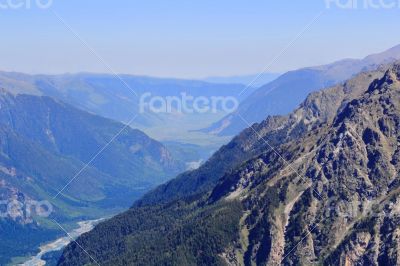 Caucasus mountains Dombai