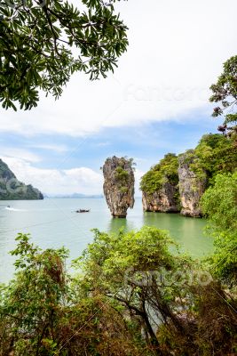 High angle view Khao Tapu island