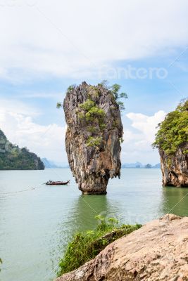 High angle view Khao Tapu island