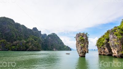 High angle view Khao Tapu island