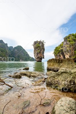 Landscape Khao Tapu or James Bond Island