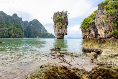 Landscape Khao Tapu or James Bond Island