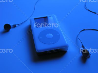 iPod MP3 Music Player and Ear Buds