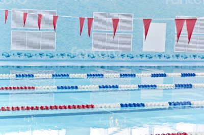 Empty swimming pool