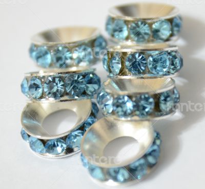 Blue Beads Spacer 