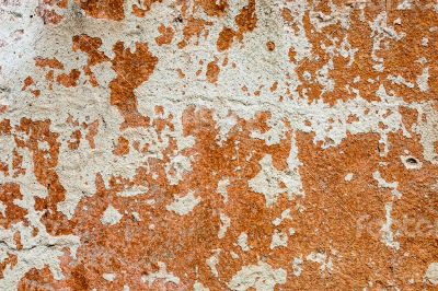 Concrete surface with the remains of whitewash