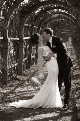 Newly-married couple