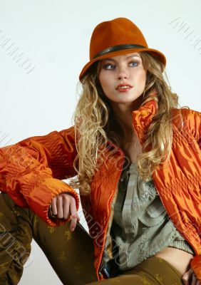 Portrait of the young blonde