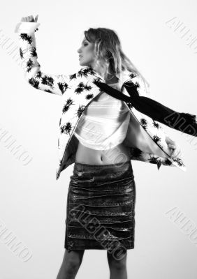 Portrait of the young blonde