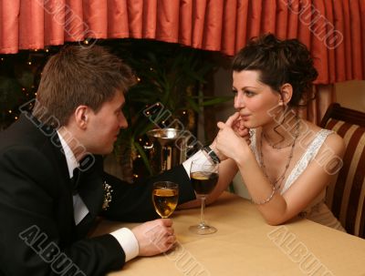 Newly-married couple