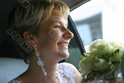 Happy bride