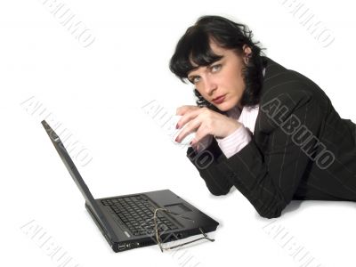Woman and computer_8