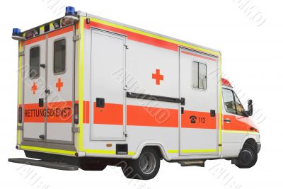 Ambulance car.