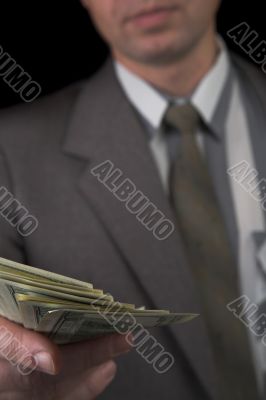 giving money