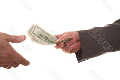 getting money