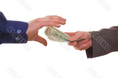 getting money