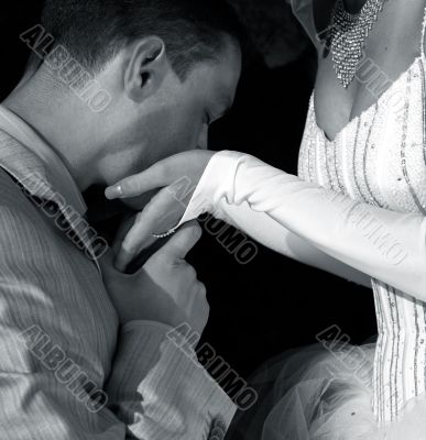 Newly-married couple