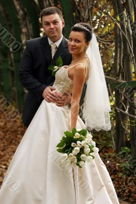 Newly-married couple