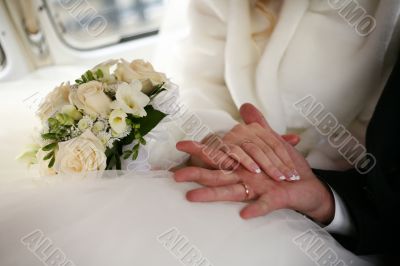 Newly-married couple